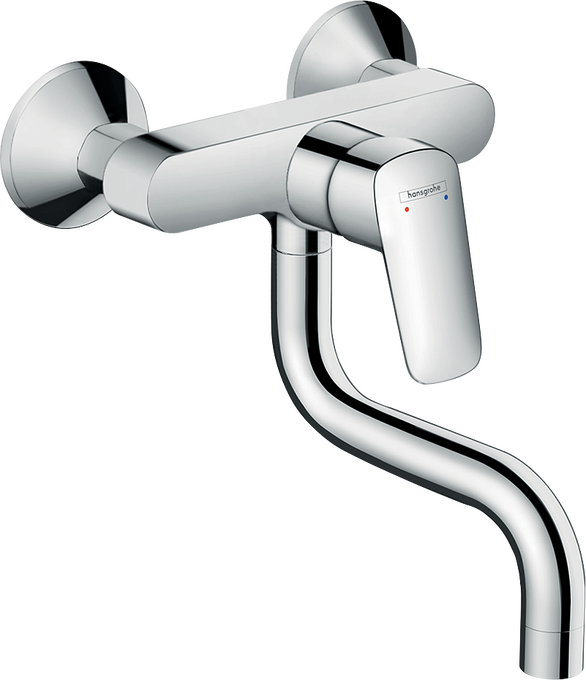 Vòi rửa bát gạt đơn Hansgrohe Logis M31 71836000 Chrome