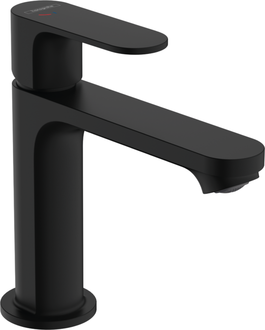 Vòi lavabo gạt đơn Hansgrohe Rebris S 72527670 CoolStart Matt Black