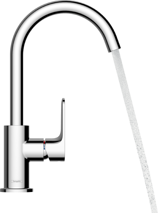 Vòi lavabo gạt đơn Hansgrohe Rebris S 72536670 Matt Black