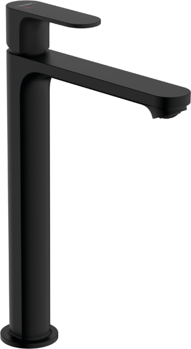 Vòi lavabo gạt đơn Hansgrohe Rebris S 72580670 CoolStart Matt Black