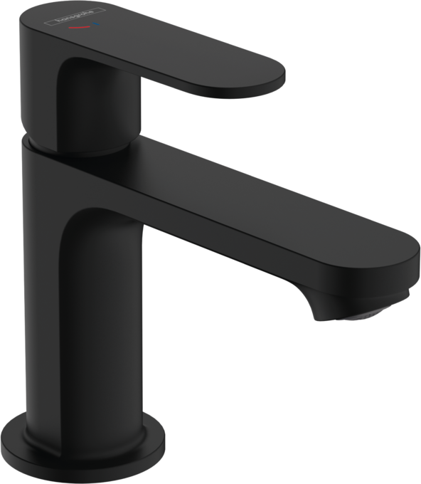 Vòi lavabo gạt đơn Hansgrohe Rebris S 72584670 CoolStart Matt Black