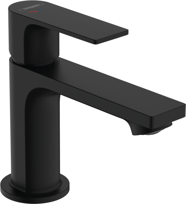Vòi lavabo gạt đơn Hansgrohe Rebris E 72585670 CoolStart Matt Black