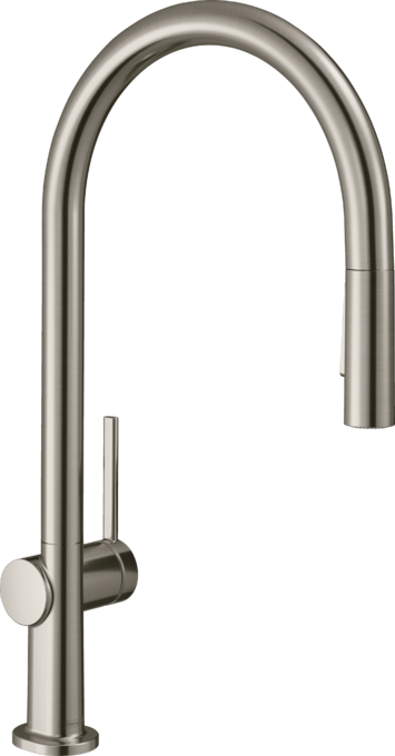 Vòi rửa bát gạt đơn Hansgrohe Talis M54 72801800 Stainless Steel Finish