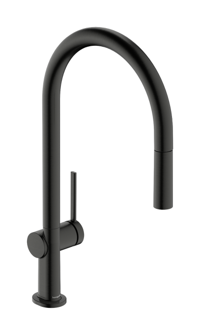 Vòi rửa bát gạt đơn Hansgrohe Talis M54 72802340 Brushed Black Chrome