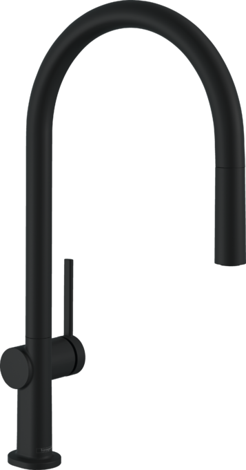 Vòi rửa bát gạt đơn Hansgrohe Talis M54 72803670 Matt Black