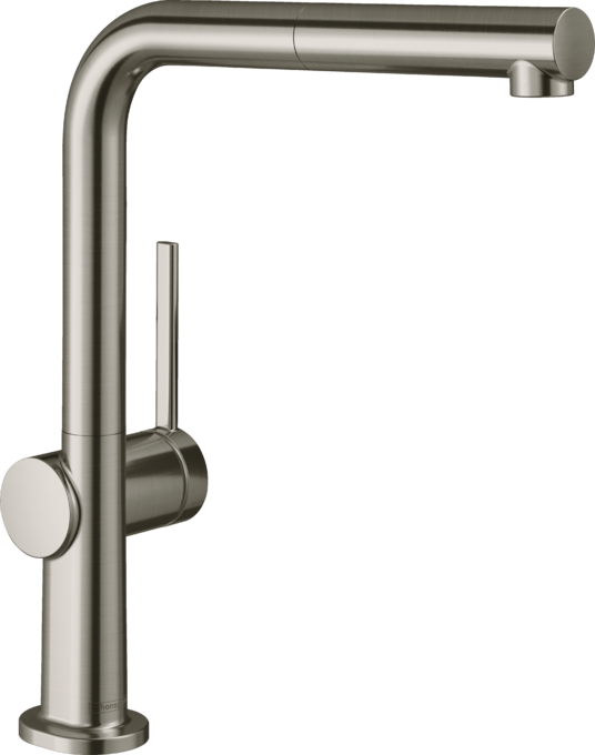 Vòi rửa bát gạt đơn Hansgrohe Talis M54 72808800 Stainless Steel Finish