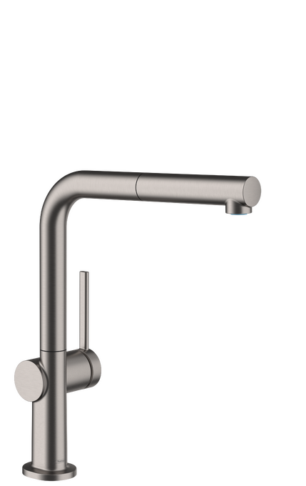 Vòi rửa bát gạt đơn Hansgrohe Talis M54 72809340 Brushed Black Chrome