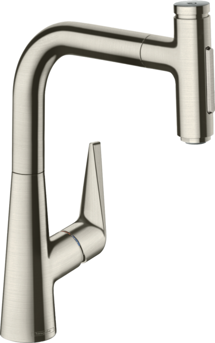 Vòi rửa bát gạt đơn Hansgrohe Talis Select M51 72824800 Stainless Steel Finish