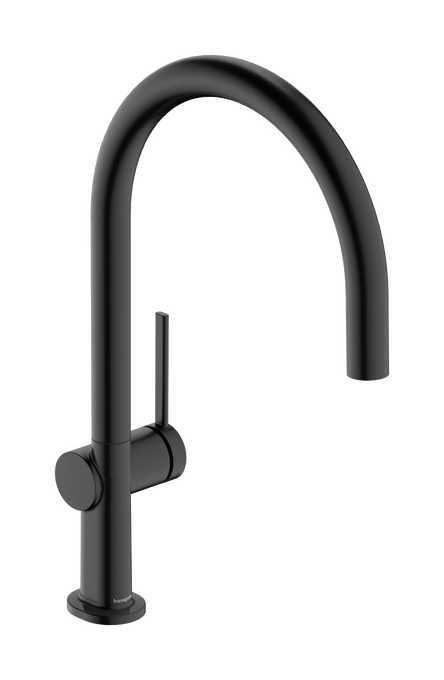 Vòi rửa bát gạt đơn Hansgrohe Talis M54 72843340 EcoSmart Brushed Black Chrome
