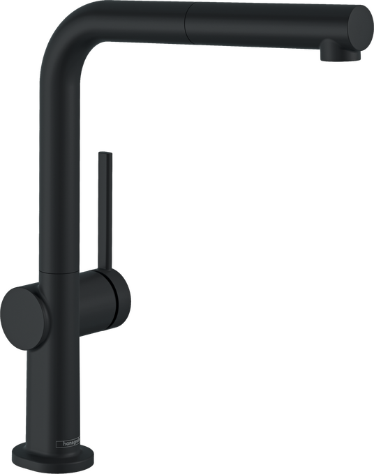 Vòi rửa bát gạt đơn Hansgrohe Talis M54 72845670 EcoSmart Matt Black
