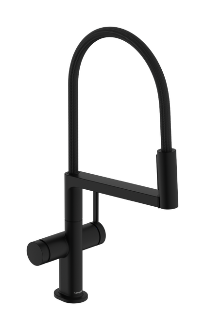 Vòi rửa bát gạt đơn Hansgrohe Talis Select M54 PowderSpray 72861670 Matt Black