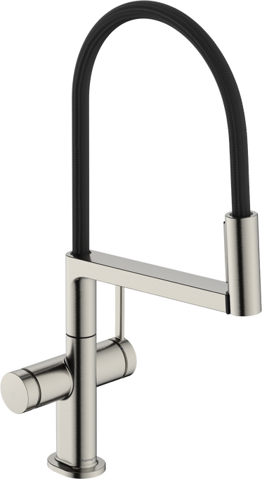 Vòi rửa bát gạt đơn Hansgrohe Talis Select M54 PowderSpray 72861800 Stainless Steel Finish