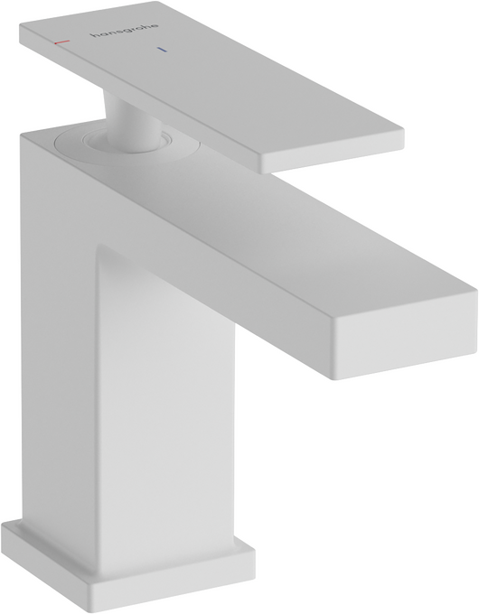 Vòi lavabo gạt đơn Hansgrohe Tecturis E 73001700 EcoSmart+ CoolStart Matt White Vòi lavabo gạt đơn Hansgrohe Tecturis E 73001700 EcoSmart+ CoolStart Matt White