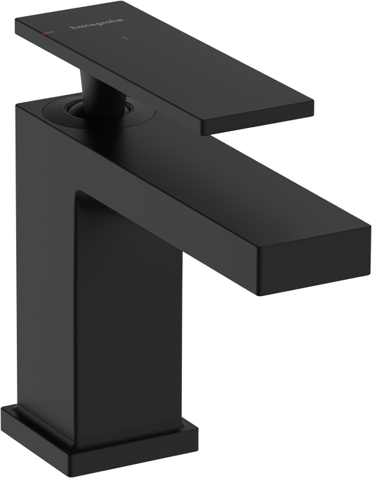 Vòi lavabo gạt đơn Hansgrohe Tecturis E 73002670 EcoSmart+ CoolStart Matt Black