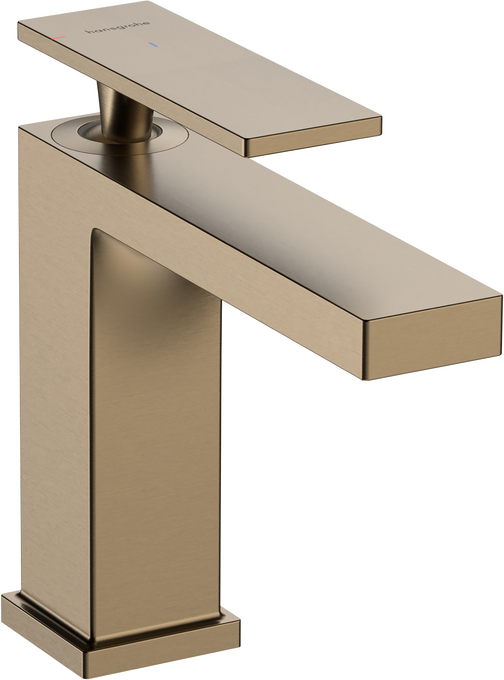 Vòi lavabo gạt đơn Hansgrohe Tecturis E 73016140 CoolStart Brushed Bronze