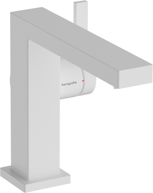 Vòi lavabo gạt đơn Hansgrohe Tecturis E 73023700 EcoSmart+ CoolStart Matt White