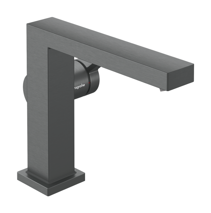 Vòi lavabo gạt đơn Hansgrohe Tecturis E 73024340 CoolStart Brushed Black Chrome