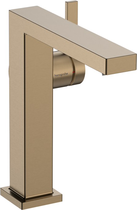 Vòi lavabo gạt đơn Hansgrohe Tecturis E 73042140 CoolStart Brushed Bronze