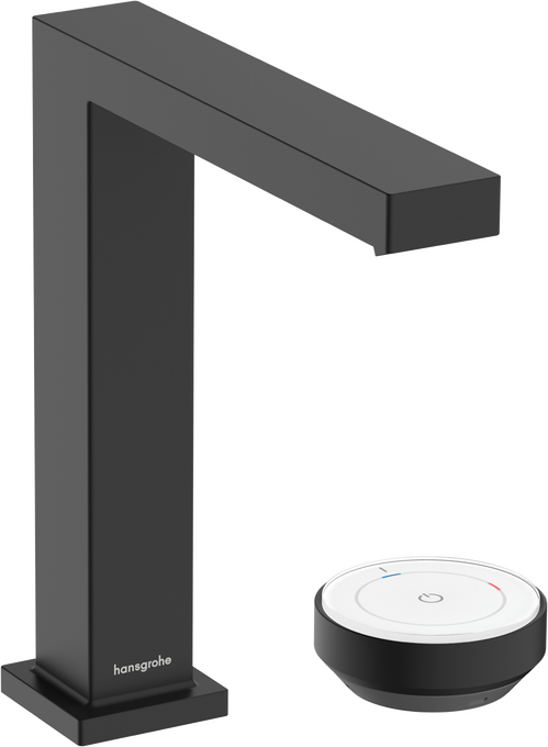 Vòi lavabo 2 lỗ Hansgrohe Tecturis E 73053670 EcoSmart+ CoolStart Matt Black