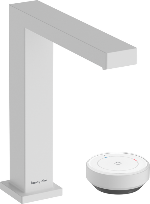 Vòi lavabo 2 lỗ Hansgrohe Tecturis E 73053700 EcoSmart+ CoolStart Matt White