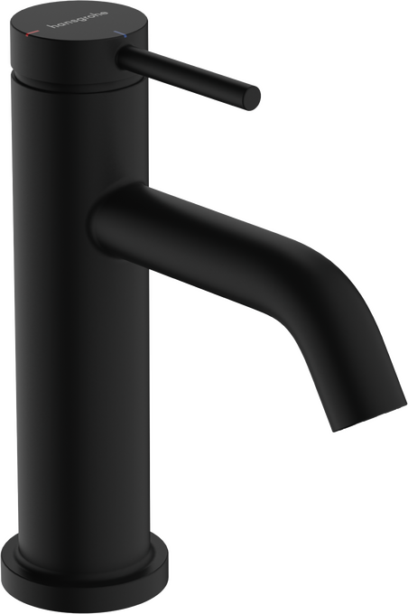 Vòi lavabo gạt đơn Hansgrohe Tecturis S 73301670 EcoSmart+ CoolStart Matt Black