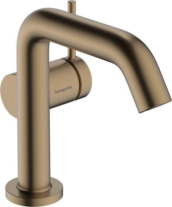 Vòi lavabo gạt đơn Hansgrohe Tecturis S 73322140 CoolStart Brushed Bronze