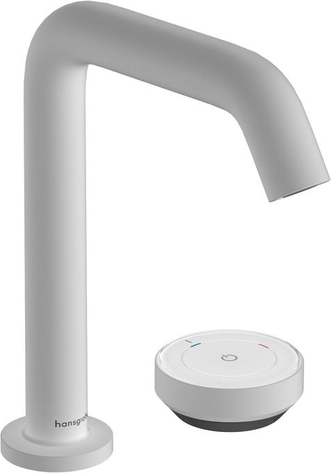Vòi lavabo 2 lỗ Hansgrohe Tecturis S 73353700 EcoSmart+ CoolStart Matt White