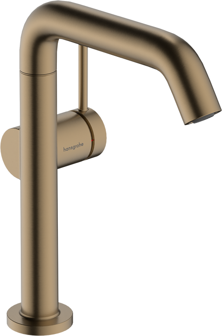 Vòi lavabo gạt đơn Hansgrohe Tecturis S 73364140 CoolStart Brushed Bronze