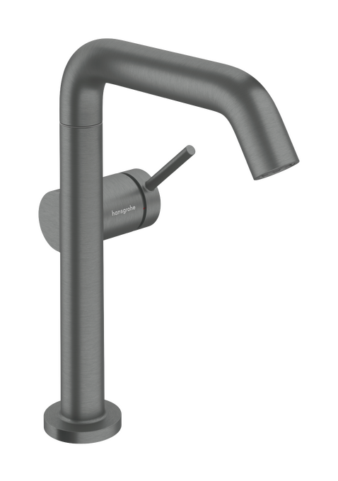 Vòi lavabo gạt đơn Hansgrohe Tecturis S 73364340 CoolStart Brushed Black Chrome