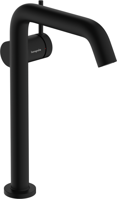 Vòi lavabo gạt đơn Hansgrohe Tecturis S 73372670 EcoSmart+ CoolStart Matt Black
