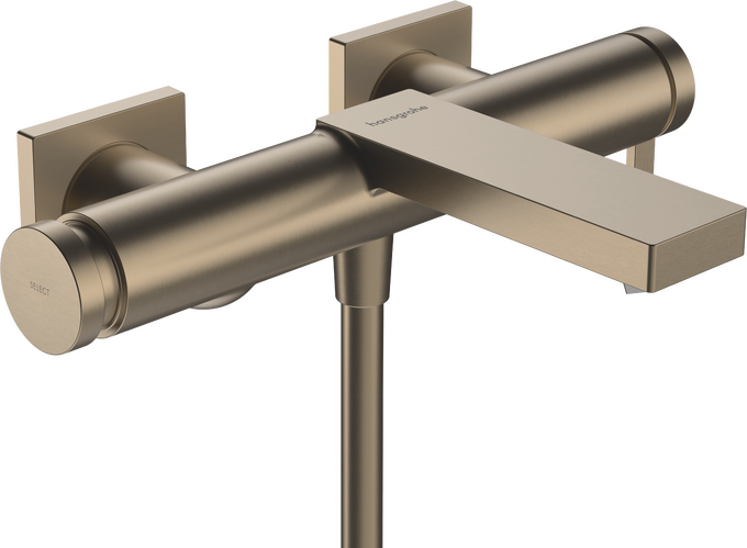 Bộ trộn bồn tắm gạt đơn Hansgrohe Tecturis E 73420140 Brushed Bronze