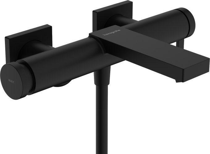 Bộ trộn bồn tắm gạt đơn Hansgrohe Tecturis E 73420670 Matt Black