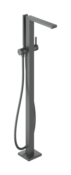 Bộ trộn bồn tắm gạt đơn Hansgrohe Tecturis E 73445340 Brushed Black Chrome