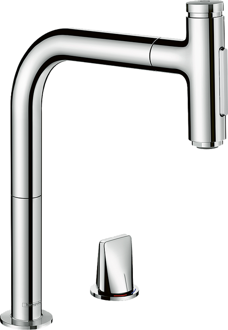 Vòi rửa bát gạt đơn Hansgrohe Metris Select M71 73818000 Chrome