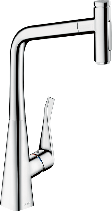 Vòi rửa bát gạt đơn Hansgrohe Metris Select M71 73820000 Chrome