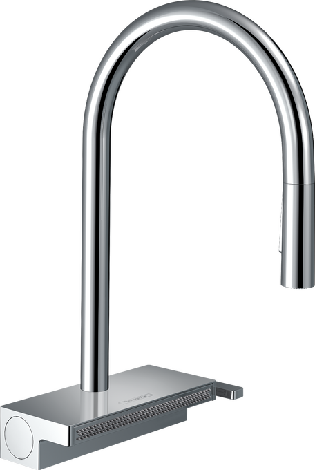 Vòi rửa bát gạt đơn Hansgrohe Aquno Select M81 73831000 Chrome