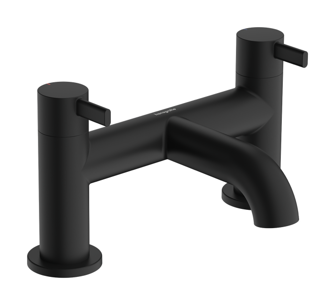 Bộ trộn bồn tắm gắn thành Hansgrohe Zesis S 74423670 Matt Black