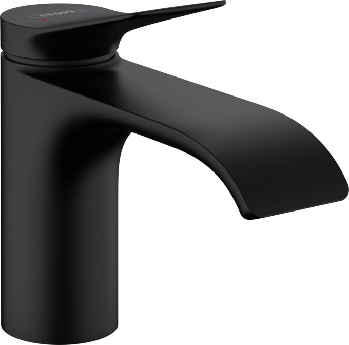 Vòi lavabo gạt đơn Hansgrohe Vivenis 75010670 Matt Black