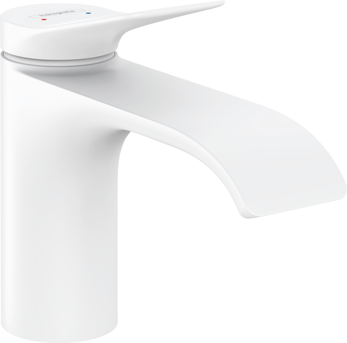 Vòi lavabo gạt đơn Hansgrohe Vivenis 75010700 Matt White