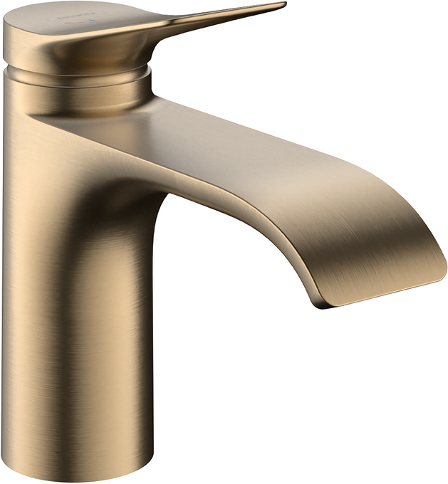 Vòi lavabo gạt đơn Hansgrohe Vivenis 75015140 CoolStart Brushed Bronze