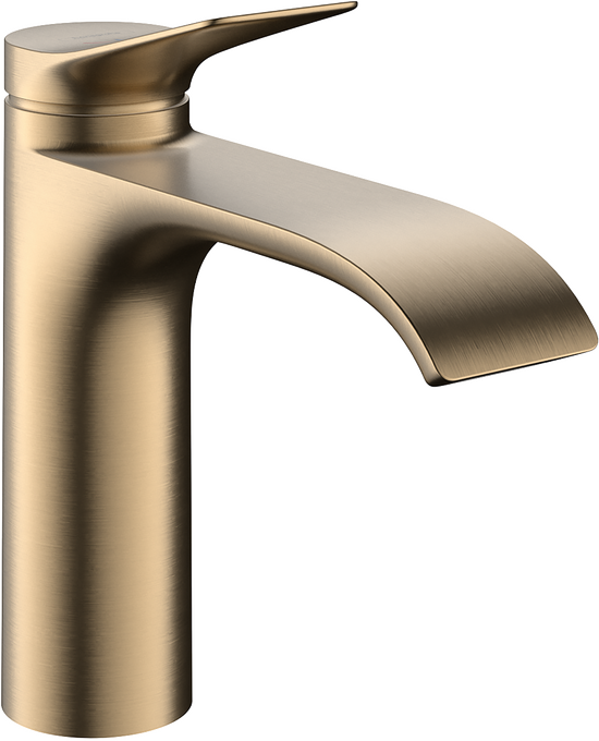 Vòi lavabo gạt đơn Hansgrohe Vivenis 75023140 CoolStart Brushed Bronze