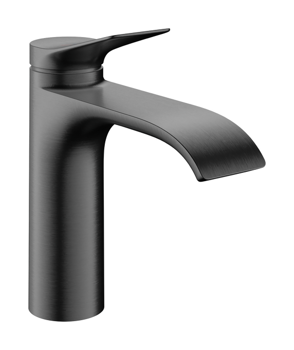 Vòi lavabo gạt đơn Hansgrohe Vivenis 75024340 CoolStart Brushed Black Chrome