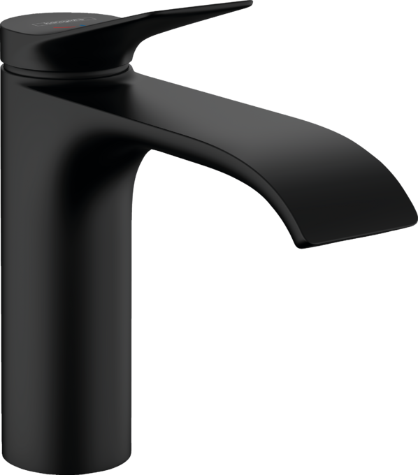Vòi lavabo gạt đơn Hansgrohe Vivenis 75024670 CoolStart Matt Black