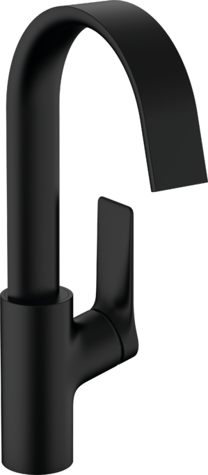 Vòi lavabo gạt đơn Hansgrohe Vivenis 75030670 Matt Black