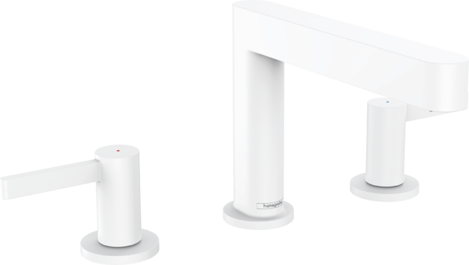 Vòi lavabo 3 lỗ Hansgrohe Finoris 76033700 Matt White