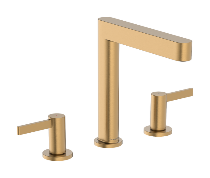Vòi lavabo 3 lỗ Hansgrohe Finoris 76034140 Brushed Bronze