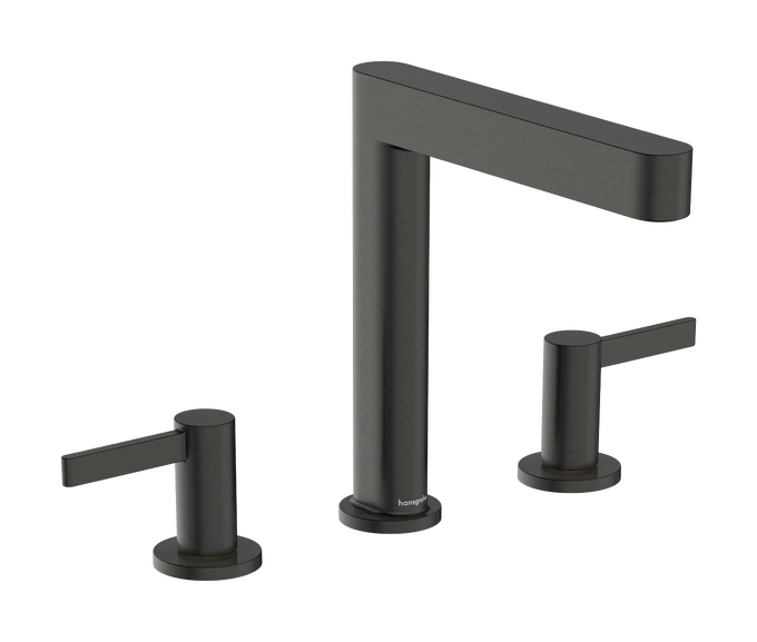 Vòi lavabo 3 lỗ Hansgrohe Finoris 76034340 Brushed Black Chrome