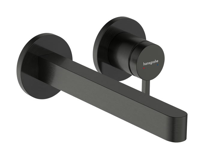 Vòi lavabo gạt đơn Hansgrohe Finoris 76050340 Brushed Black Chrome