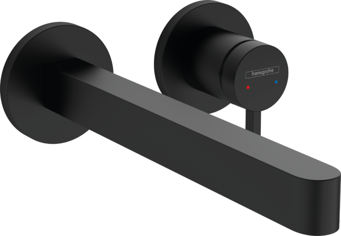 Vòi lavabo gạt đơn Hansgrohe Finoris 76050670 Matt Black
