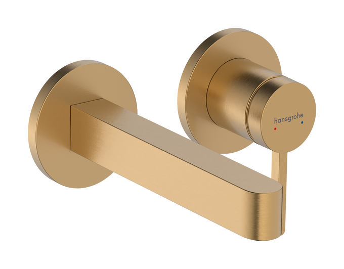 Vòi lavabo gạt đơn Hansgrohe Finoris 76051140 Brushed Bronze